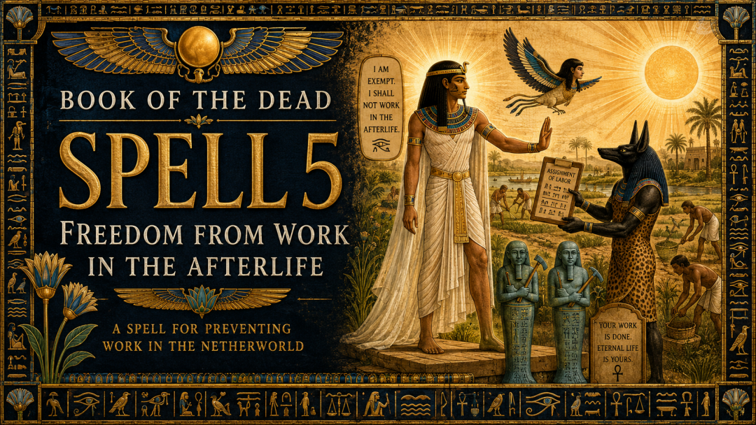 Book of the Dead Spell 5: Translation, Meaning, and Freedom From Work in the Afterlife