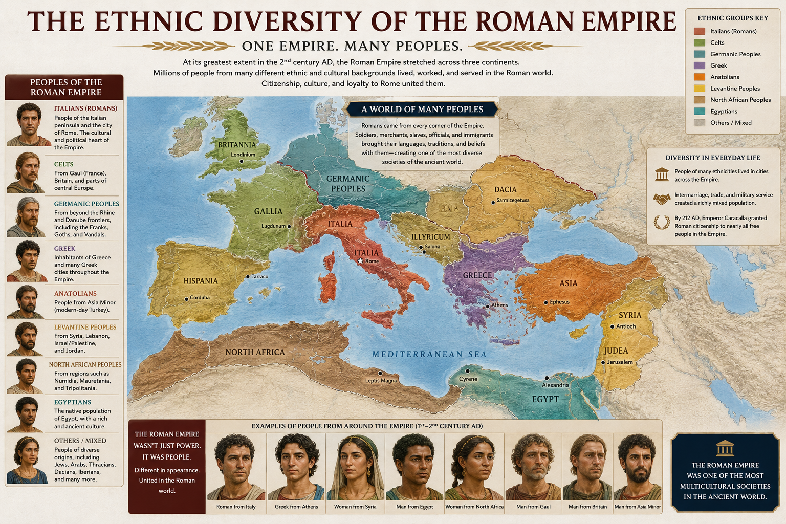 Ethnic diversity in the Roman Empire