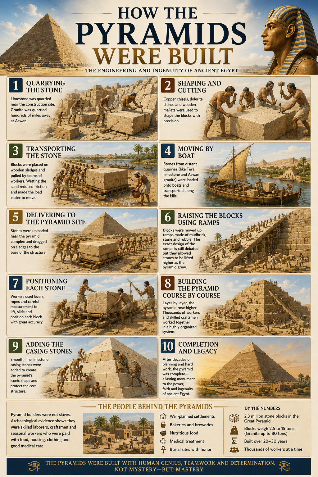 How Were the Pyramids Built? The Evidence-Based Explanation Behind Ancient Egypt's Greatest Achievement