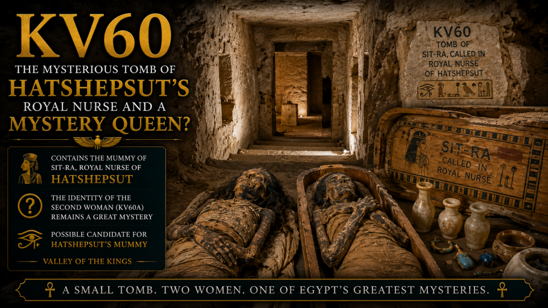 KV60: The Tomb of Hatshepsut’s Royal Nurse and a Mysterious Female Mummy