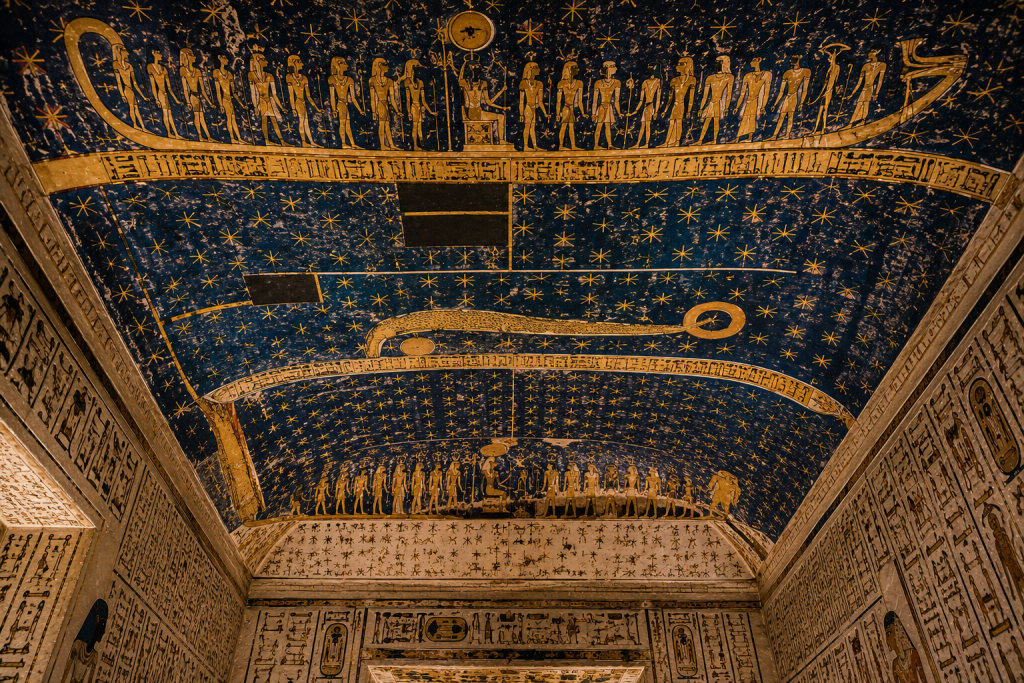 KV9 contains one of the most complete decorative programs in the Valley of the Kings.