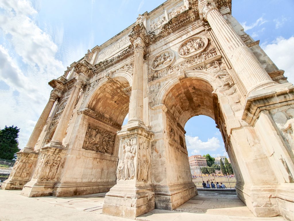 The Arch of Constantine in Rome