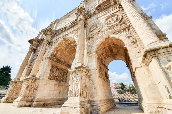 The Arch of Constantine in Rome