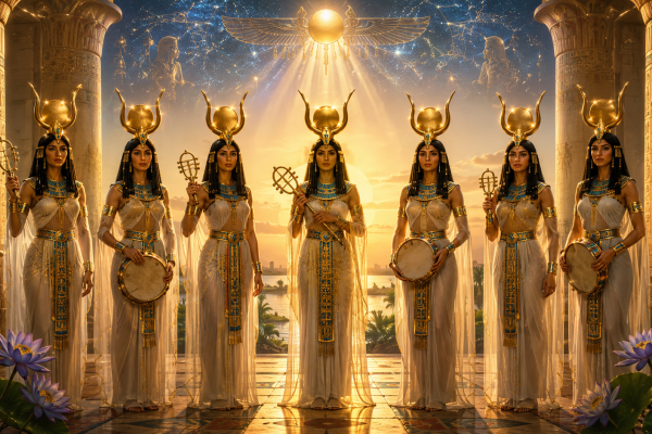 The Seven Hathors: Ancient Egypt's Mysterious Goddesses of Fate, Birth, and Destiny