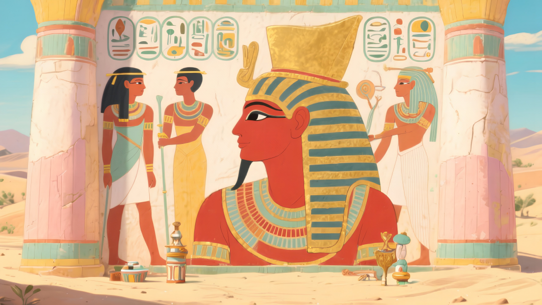 Why ancient Egyptians depicted people in profile