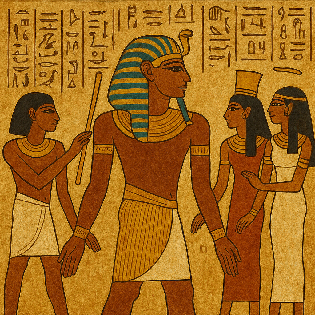 Why ancient Egyptians depicted people in profile