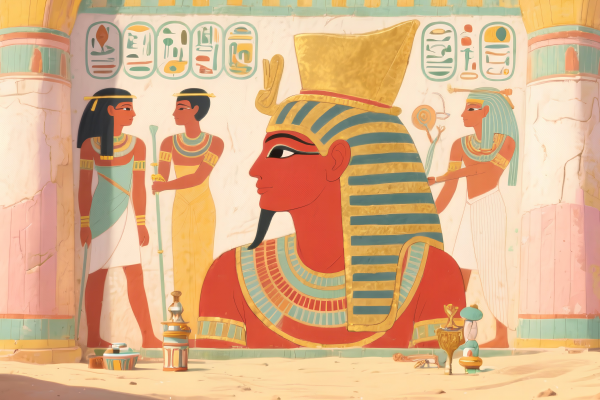 Why ancient Egyptians depicted people in profile