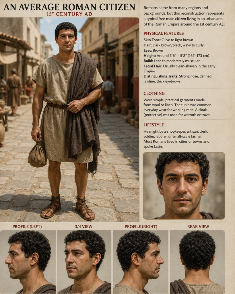 What Did Ancient Romans Look Like? Faces, Hair, Skin Color, and Modern DNA Evidence