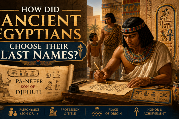 How Did Ancient Egyptians Choose Their Last Names?
