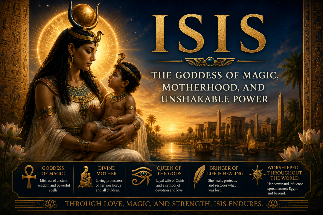 Isis: The Goddess of Magic, Motherhood, and Unshakable Power