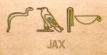 Ancient Egyptian Name Translator - Jax in hieroglyphs