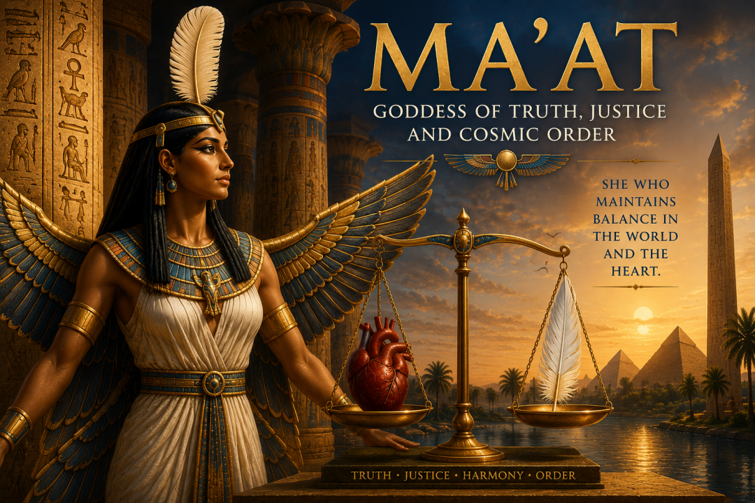 Ma'at: The Egyptian Goddess of Truth, Justice, and Cosmic Order