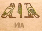 Ancient Egyptian Name Translator - Mia in hieroglyphs